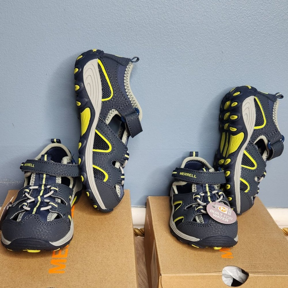 NIB UNISEX MERRELL Hydro H2O Hiker Jr Sandals -Various Toddler Sizes & Color